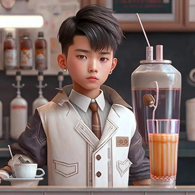 爆火萌娃职业头像图片