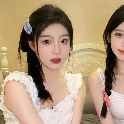 两人闺蜜头像仙气高颜值