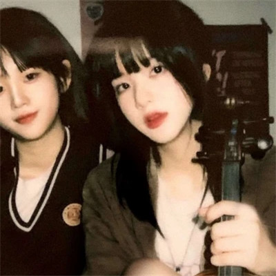两人闺蜜头像仙气高颜值