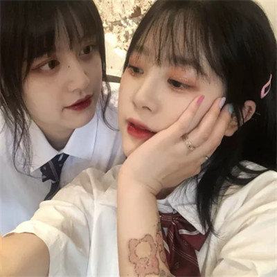 两人闺蜜头像仙气高颜值