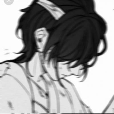 黑白动漫男头网络男神