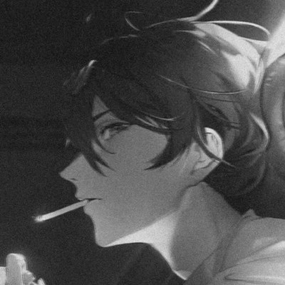 黑白动漫男头网络男神