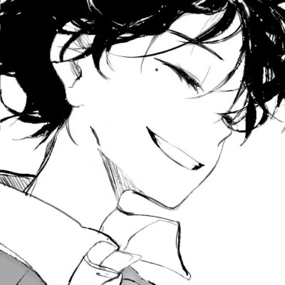 黑白动漫男头网络男神