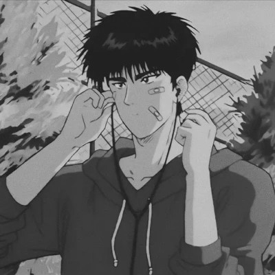 黑白动漫男头网络男神
