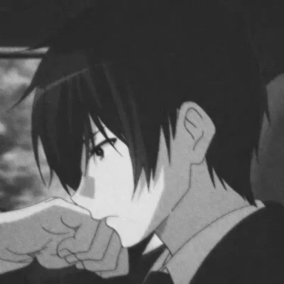黑白动漫男头网络男神