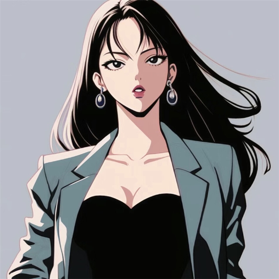 动漫女头成熟气质