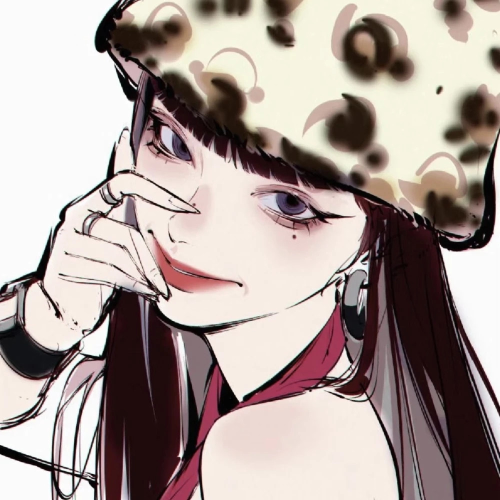 女生动漫头像高质量手绘