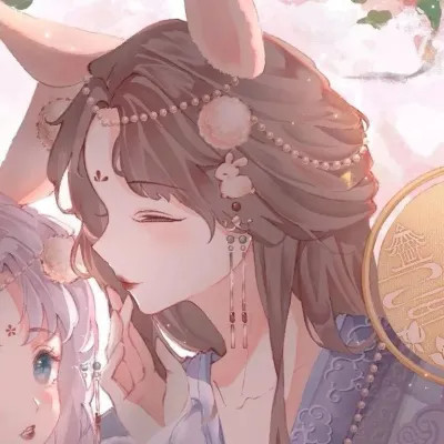 2025年闺蜜头像兔年一左一右