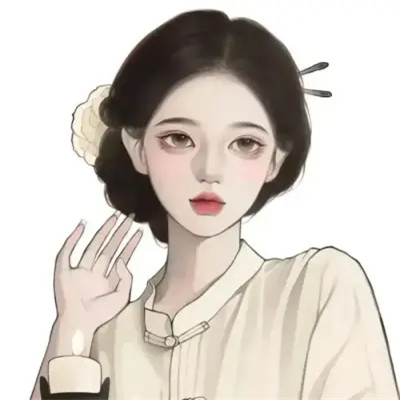 ins超暖心闺蜜头像动漫