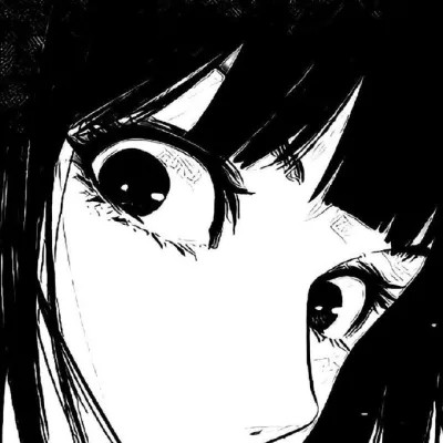 高质量漫画头像黑白女生动漫