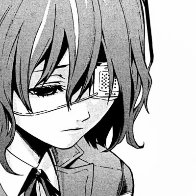 高质量漫画头像黑白女生动漫