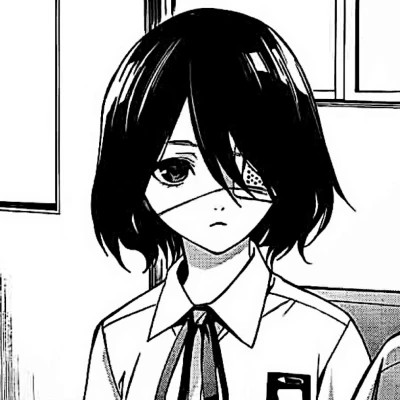 高质量漫画头像黑白女生动漫