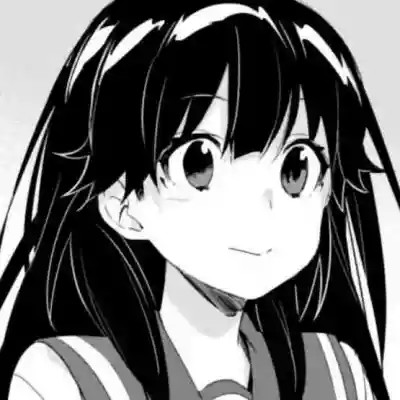 高质量漫画头像黑白女生动漫