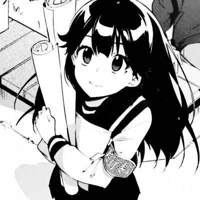 高质量漫画头像黑白女生动漫
