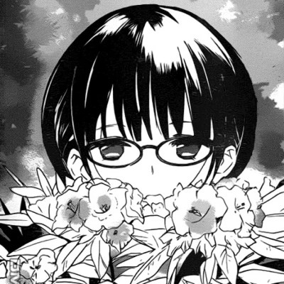 高质量漫画头像黑白女生动漫