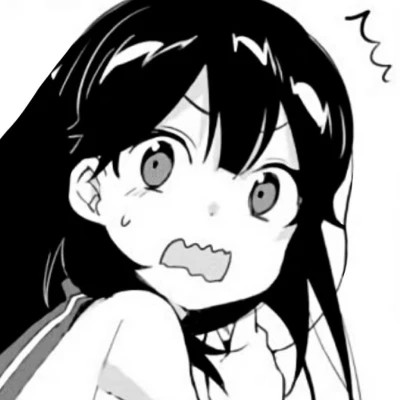 高质量漫画头像黑白女生动漫