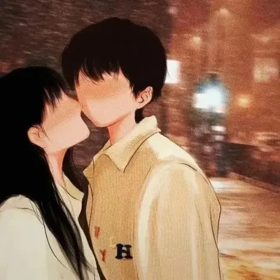 插画情头高级甜蜜幸福图片