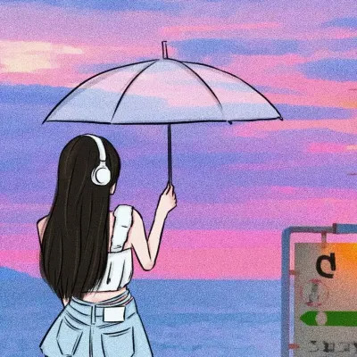 插画情头高级甜蜜幸福图片