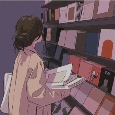 插画情头一对两张水彩