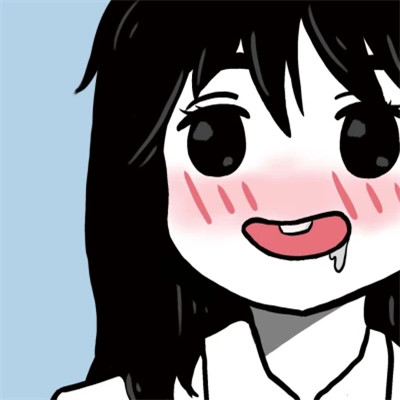 简约手绘情头一男一女