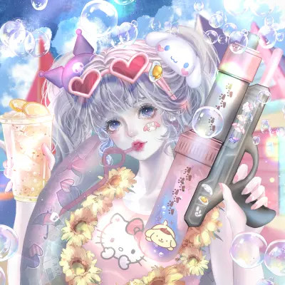单人多张唯美最火手绘闺蜜头像