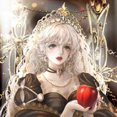 单人多张唯美最火手绘闺蜜头像