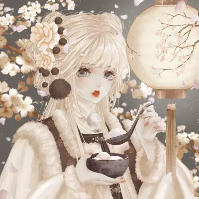 单人多张唯美最火手绘闺蜜头像