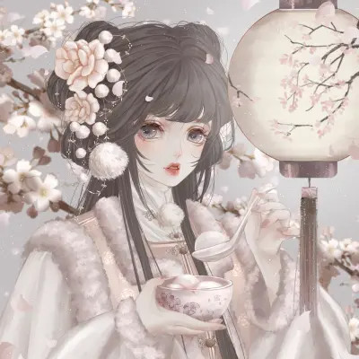 单人多张唯美最火手绘闺蜜头像