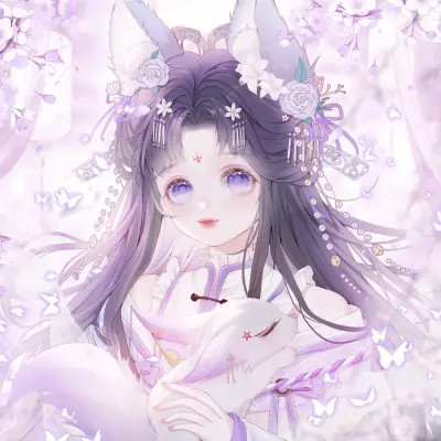 2025最近很火的手绘头像女闺蜜