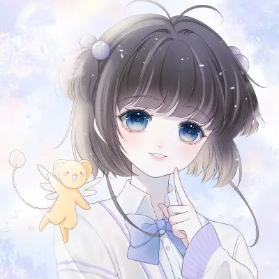 高级感闺蜜头像动漫