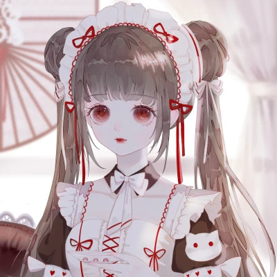 高级感闺蜜头像动漫