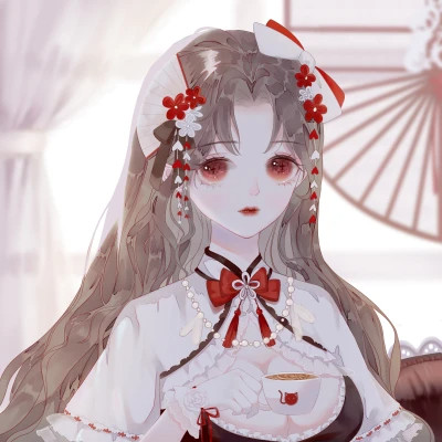 高级感闺蜜头像动漫