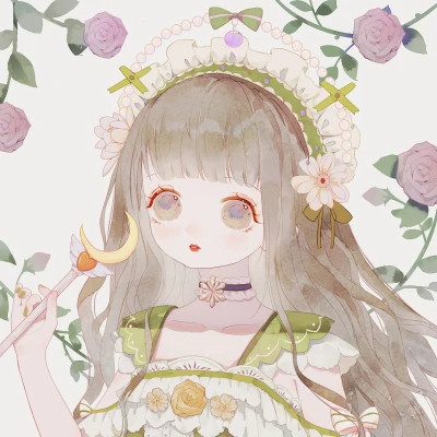 高级感闺蜜头像动漫