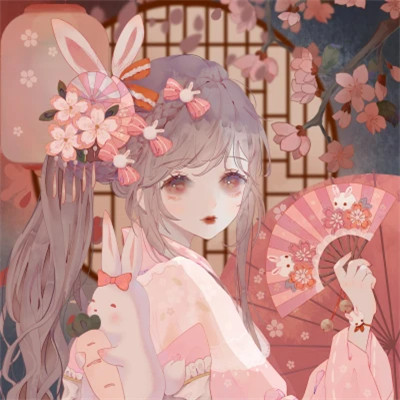 高级感闺蜜头像动漫