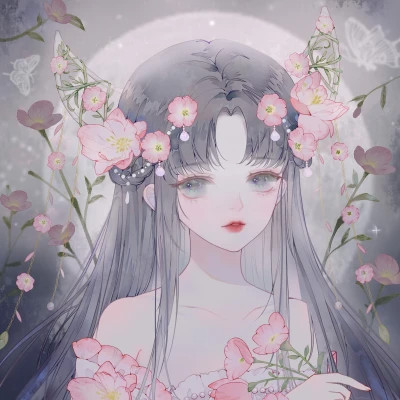 高级感闺蜜头像动漫