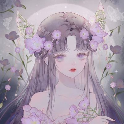 高级感闺蜜头像动漫