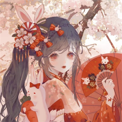 高级感闺蜜头像动漫