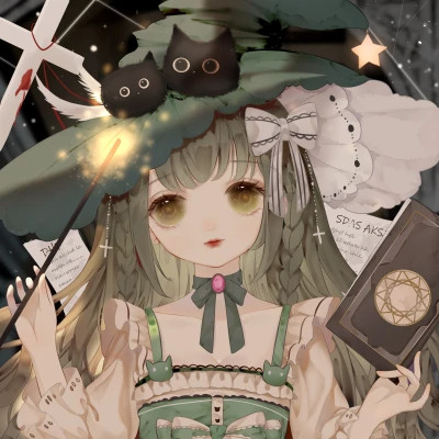 高级感闺蜜头像动漫