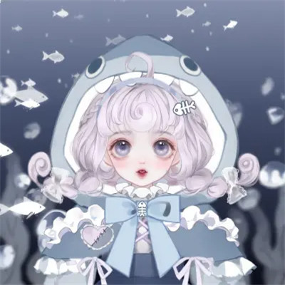 高颜值稀有闺蜜头像动漫