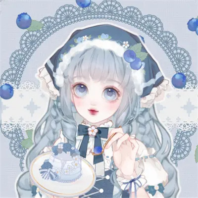 高颜值稀有闺蜜头像动漫