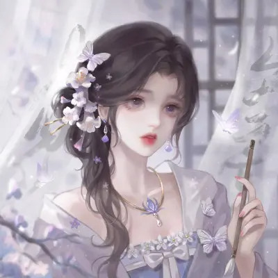 高颜值稀有闺蜜头像动漫