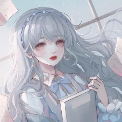 高颜值稀有闺蜜头像动漫