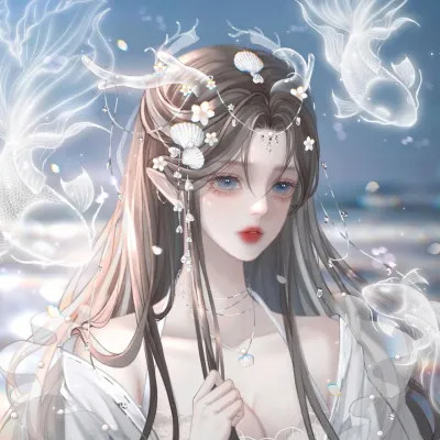 高颜值稀有闺蜜头像动漫