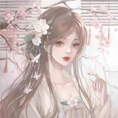 高颜值稀有闺蜜头像动漫