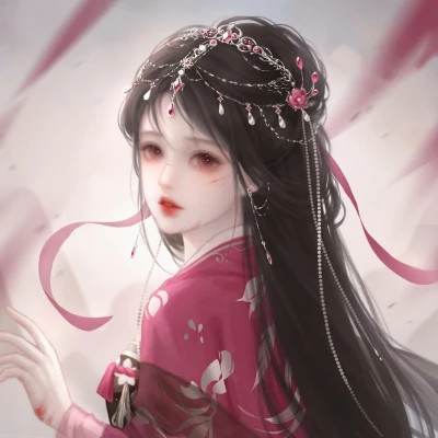 高颜值稀有闺蜜头像动漫