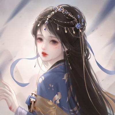 高颜值稀有闺蜜头像动漫