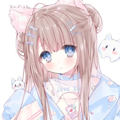 高颜值稀有闺蜜头像动漫