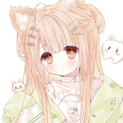 高颜值稀有闺蜜头像动漫