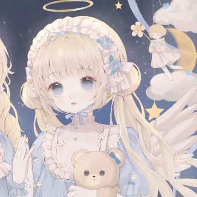 独一无二女闺蜜头像动漫