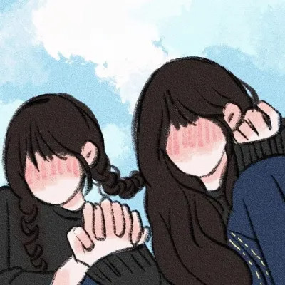 闺蜜头像动漫少女心